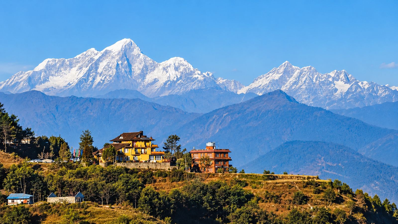 Sunrise view from Nagarkot